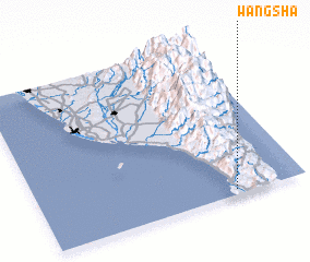 3d view of Wang-sha