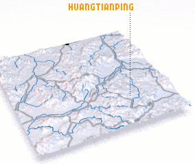 3d view of Huangtianping