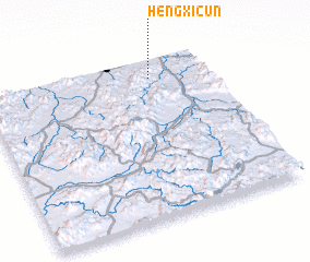 3d view of Hengxicun