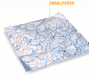 3d view of San Alfonso