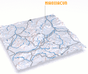 3d view of Miaoxiacun