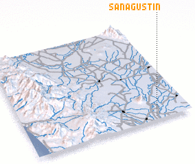 3d view of San Agustin
