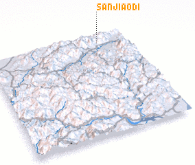 3d view of Sanjiaodi