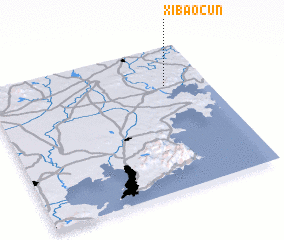 3d view of Xibaocun