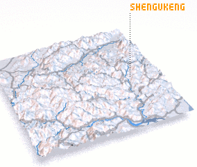 3d view of Shengukeng