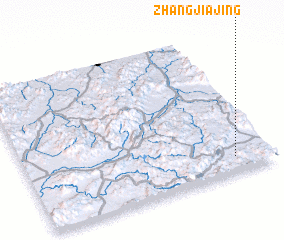 3d view of Zhangjiajing