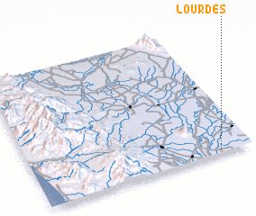 3d view of Lourdes