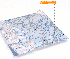 3d view of San Roque