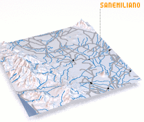 3d view of San Emiliano