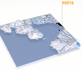 3d view of Punta