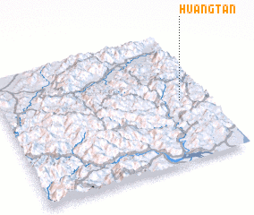 3d view of Huangtan