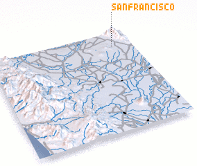 3d view of San Francisco