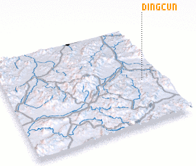 3d view of Dingcun