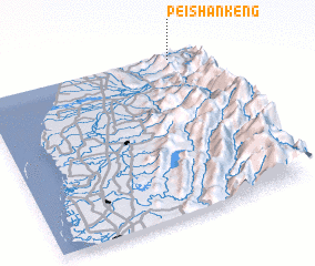 3d view of Pei-shan-k\