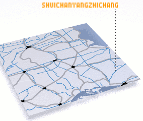 3d view of Shuichanyangzhichang