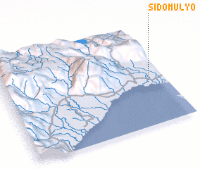 3d view of Sidomulyo