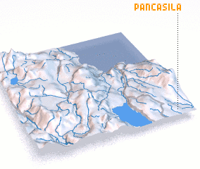 3d view of Pancasila