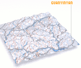 3d view of Guanyinyan