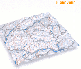 3d view of Xiangyang