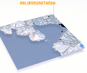 3d view of Malibong Matanda