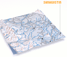 3d view of San Agustin