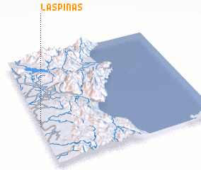 3d view of Las Piñas