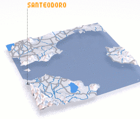 3d view of San Teodoro