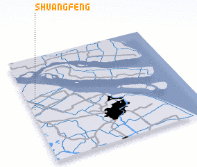 3d view of Shuangfeng