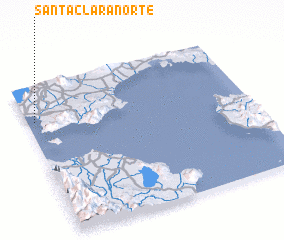 3d view of Santa Clara Norte