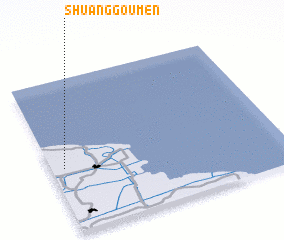 3d view of Shuanggoumen