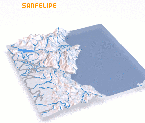 3d view of San Felipe