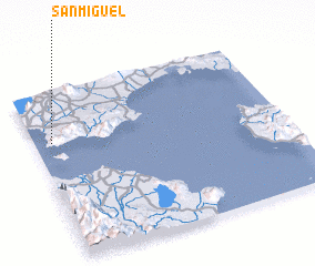 3d view of San Miguel