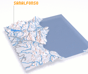 3d view of San Alfonso