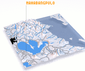 3d view of Mahabang Pulo