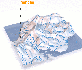 3d view of Banano