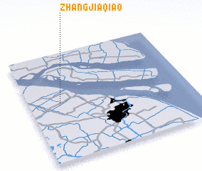 3d view of Zhangjiaqiao