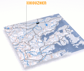 3d view of Xikouzhen