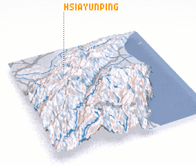 3d view of Hsia-yün-p\