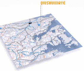 3d view of Qiushuixiaye