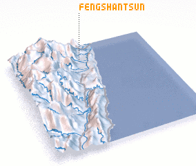 3d view of Feng-shan-ts\