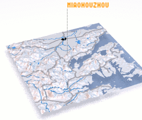 3d view of Miaohouzhou