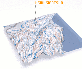 3d view of Hsin-hsien-ts\