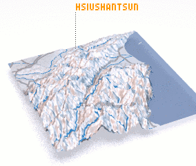 3d view of Hsiu-shan-ts\