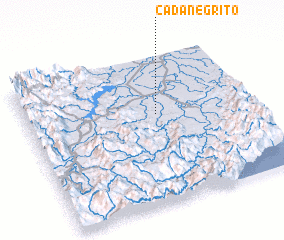 3d view of Cada Negrito