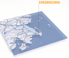 3d view of Songmenzhen