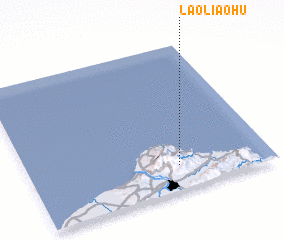 3d view of Lao-liao-hu