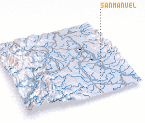 3d view of San Manuel