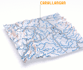 3d view of Caral-langan