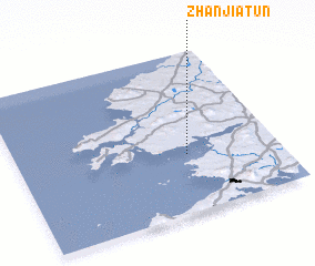 3d view of Zhanjiatun