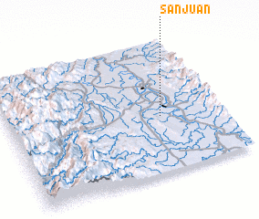 3d view of San Juan